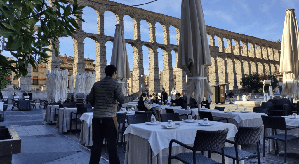 Restaurante Casares Segovia Terraza