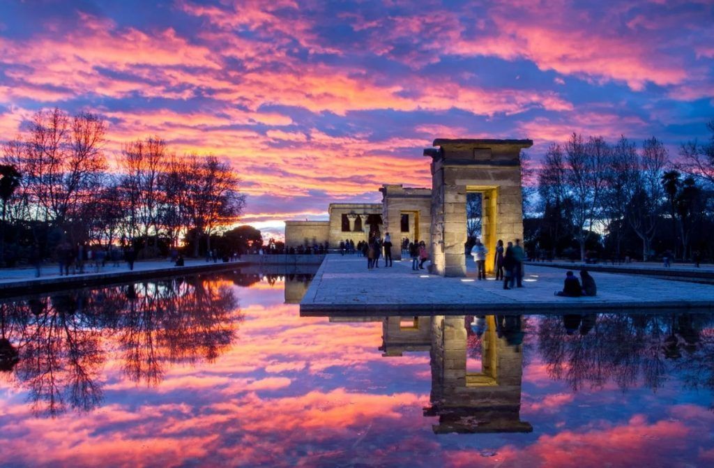 Atardecer Templo Debod