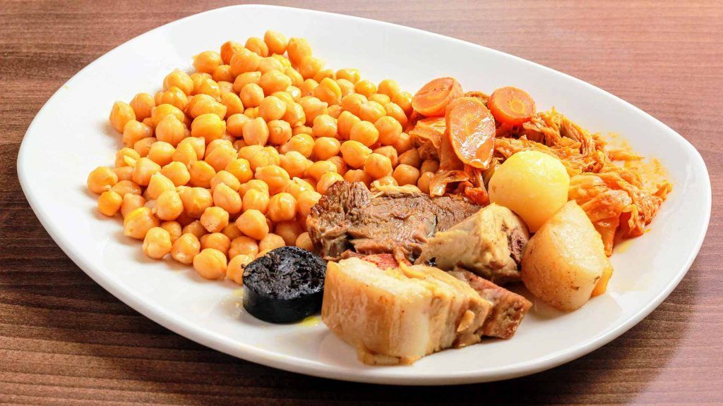Cocido madrileño segundo vuelco